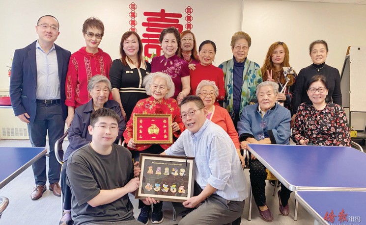 服务社区数十载 社区各界为百岁人瑞张素央庆生