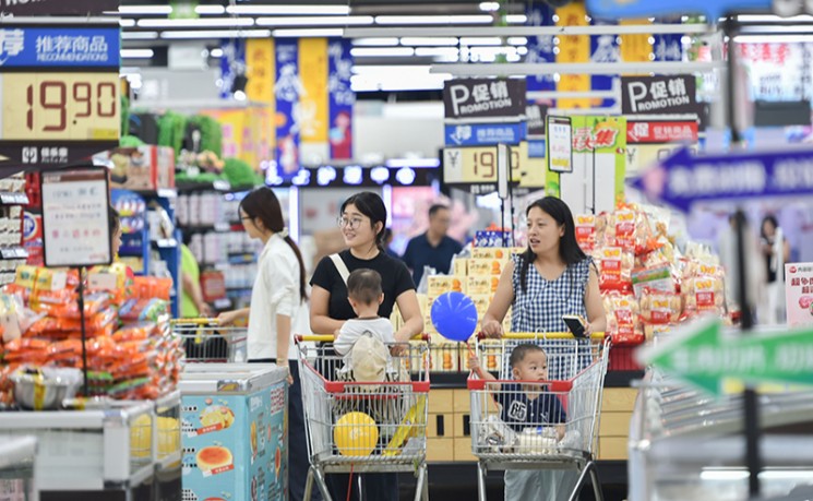 中国8月份CPI同比下降0.4% 环比持平