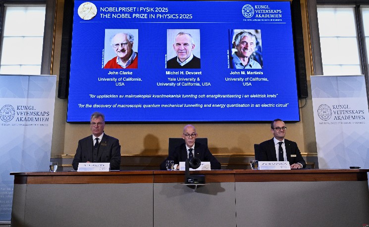 美欧三位科学家获2025年诺贝尔物理学奖