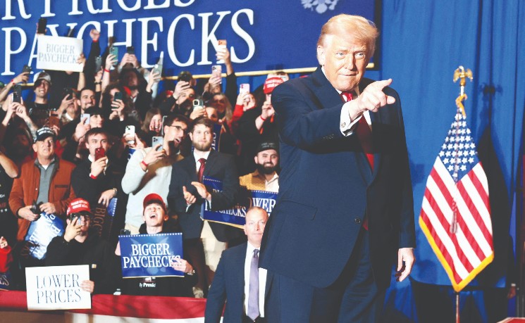 特朗普重返宾州谈民生成本危机