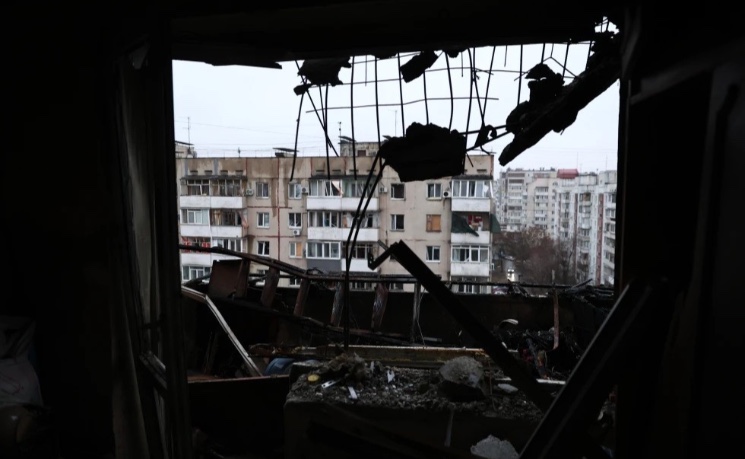 乌克兰称在基辅与美国会谈前 俄罗斯发动大规模空袭