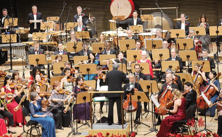 纽约爱乐举办中国新春音乐会暨庆典 欢庆农历马年