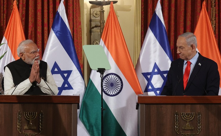 莫迪表态在反恐问题上坚定支持以色列 印以关系持续升温