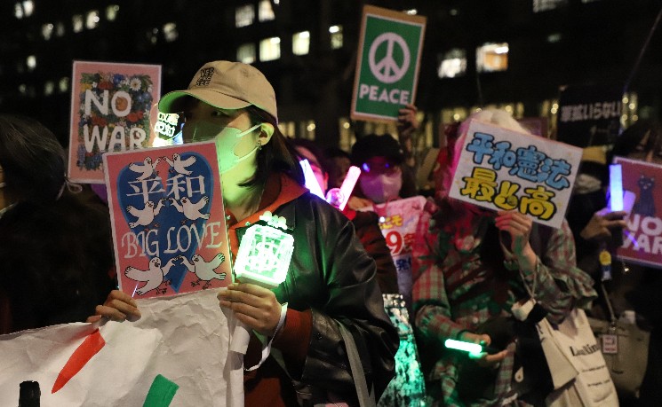 日本逾万民众东京集会抗议高市政府危险政策动向