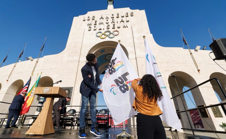 洛杉矶2028年奥运会公布花卉主题视觉形象