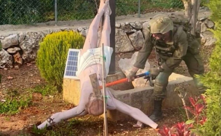 以色列士兵破坏黎巴嫩南部十字架引发广泛谴责