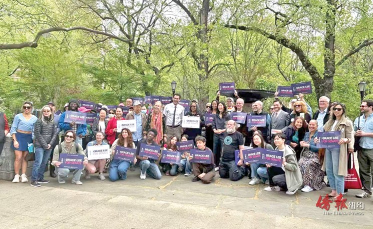 州参议员参选人李荣恩下东城举行竞选集会 众民代出席支持