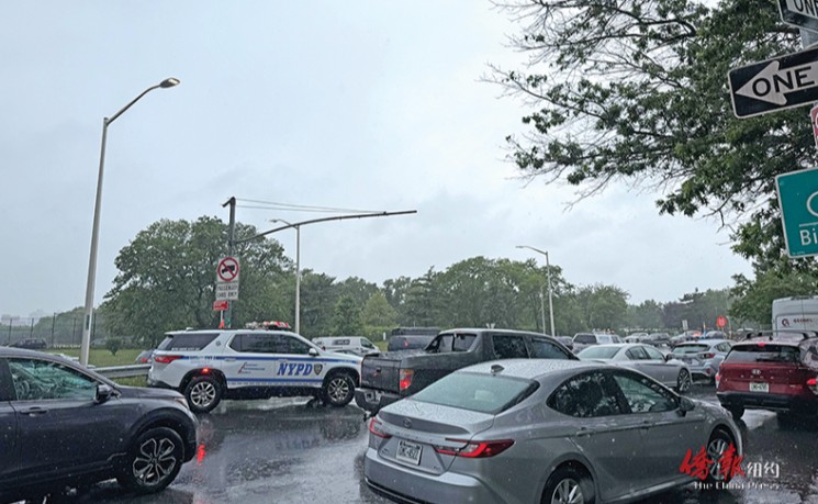 布碌仑迎最大降雨量 强降雨致部分路段积水严重