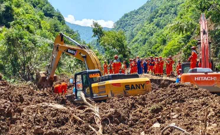 甘肃宕昌山体滑坡事故搜救结束 共21人遇难