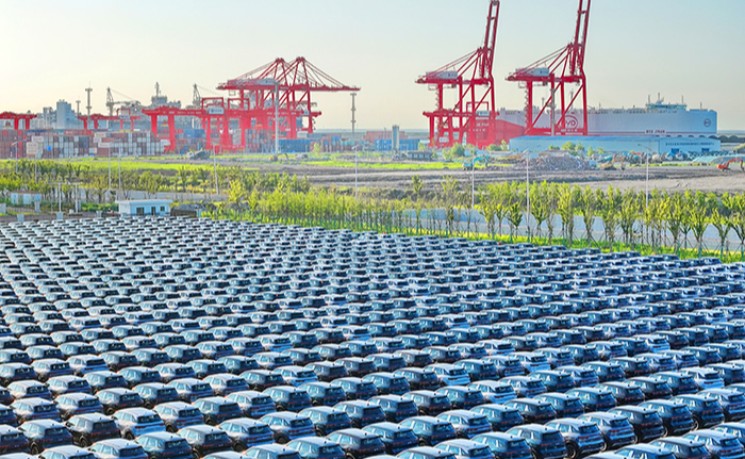 7月中国乘用车出口91.8万辆 同比增长87.8%