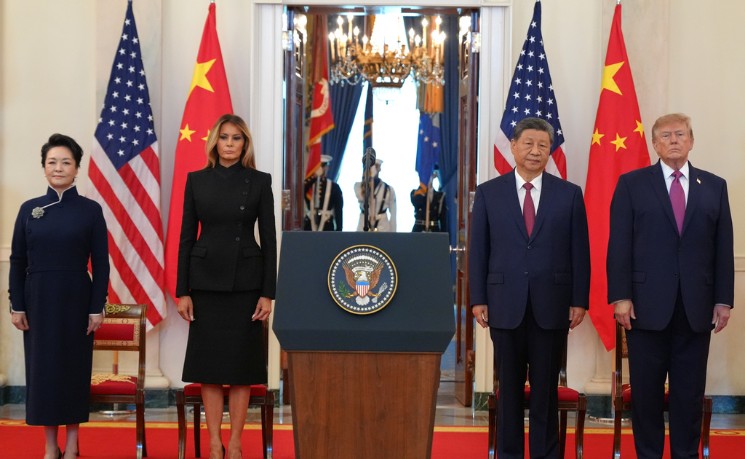 习近平开启美国国事访问 特朗普盛赞两人&ldquo;伟大友谊&rdquo;